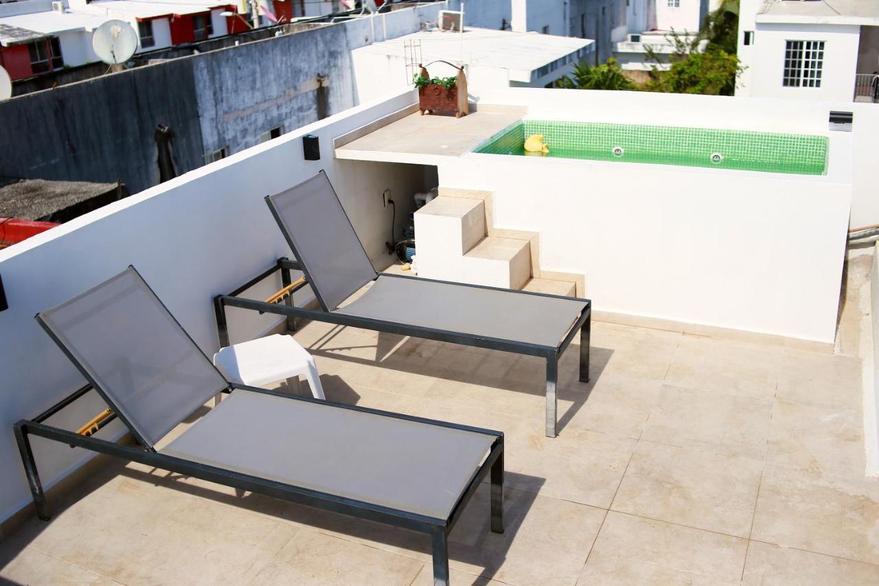 קנקון Habitacion, Jacuzzi Rooftop, Gran Wi-Fi מראה חיצוני תמונה
